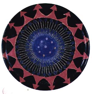 G.Vespignani,Piatto in ceramica