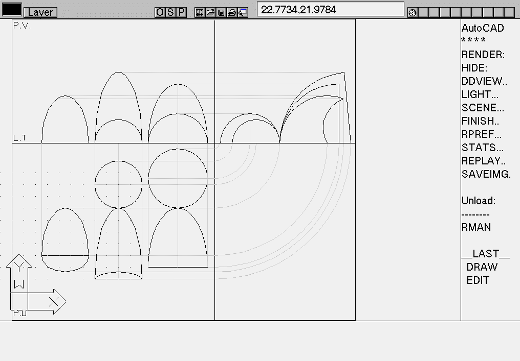 proiezione ortogonale con CAD