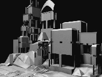 generative design Medieval town variation 5