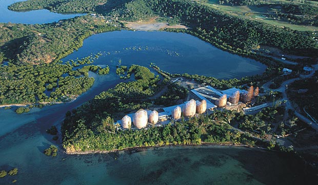 Renzo Piano, Centro Culturale J.M. Tjibaou, Nouméa, Nuova Caledonia, 1993.