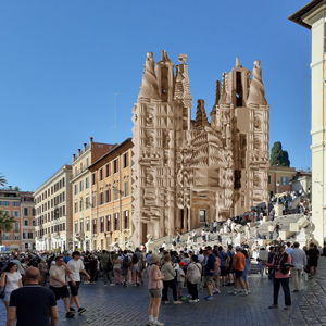 Generative Design for bbaroque future identity of Rome