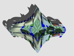 generative design of caravanserraglio #2, top view