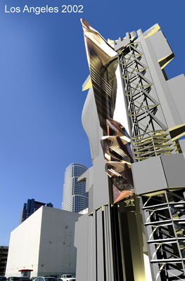 Generative design in Los Angeles, broadcasting tower 4