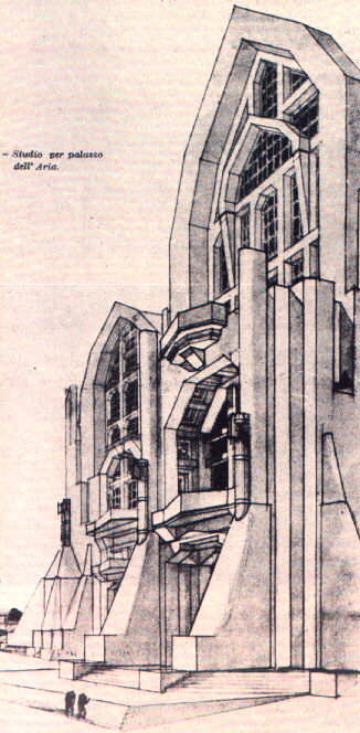 immagine di cattedrale futurista