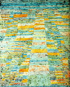 Quadro di Paul Klee: Strade principali e secondarie