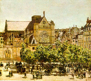 Quadro di Claude Monet: Saint-Germain l'Auxerrois