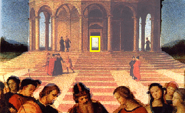 Quadro di Raffaello: Sposalizio della Vergine